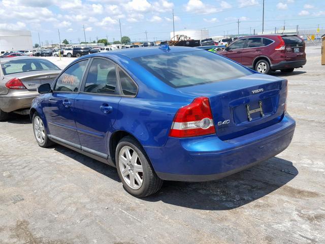 YV1MS382X72251748 - 2007 VOLVO S40 2.4I BLUE photo 3