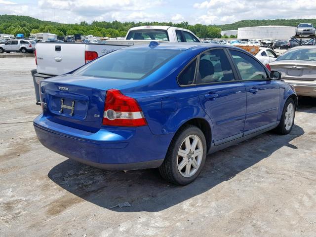 YV1MS382X72251748 - 2007 VOLVO S40 2.4I BLUE photo 4