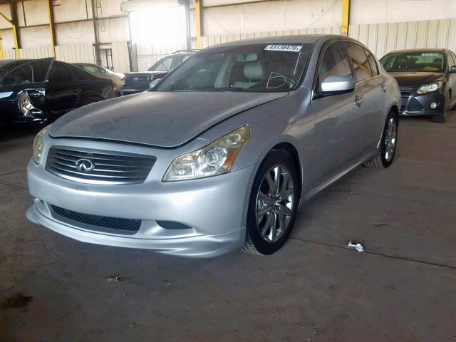 JNKCV61E39M304150 - 2009 INFINITI G37 BASE SILVER photo 2