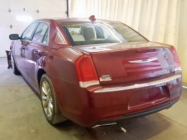 2C3CCARG7HH571359 - 2017 CHRYSLER 300 LIMITE RED photo 3