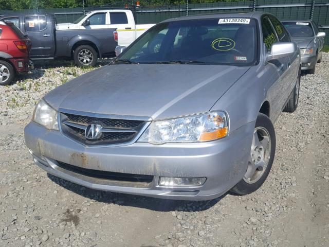 19UUA56682A048349 - 2002 ACURA 3.2TL SILVER photo 9