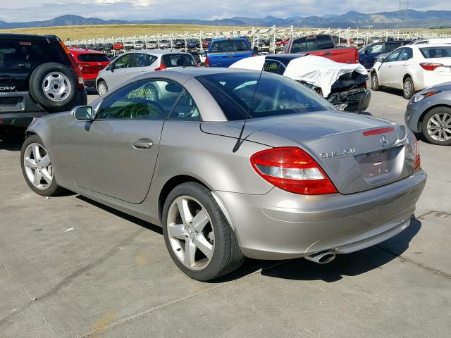 WDBWK56F75F031116 - 2005 MERCEDES-BENZ SLK 350 SILVER photo 3