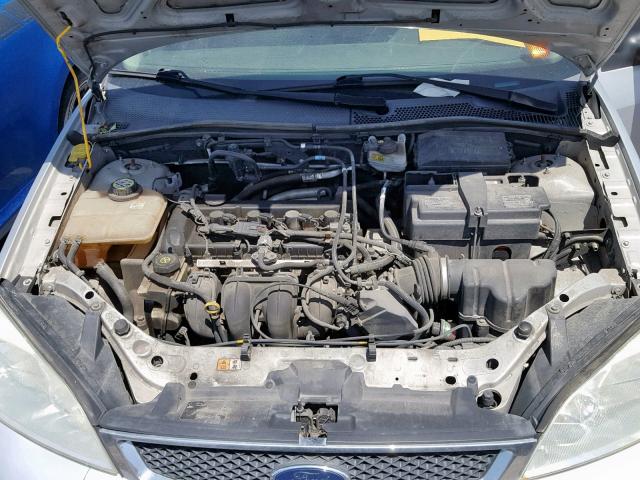 1FAFP34NX7W297949 - 2007 FORD FOCUS ZX4 SILVER photo 7