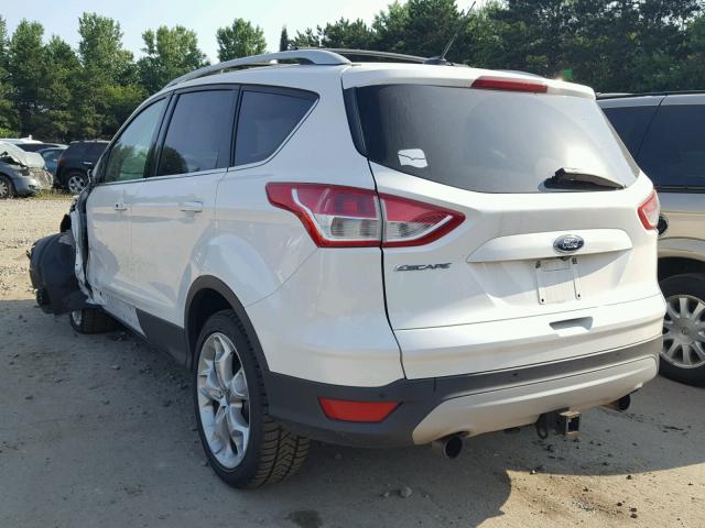 1FMCU9J91DUC24312 - 2013 FORD ESCAPE TIT WHITE photo 3