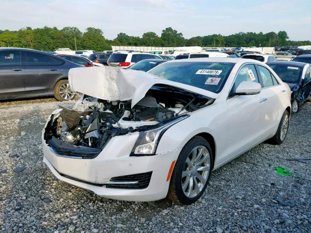 1G6AB5SX8J0135950 - 2018 CADILLAC ATS LUXURY WHITE photo 2