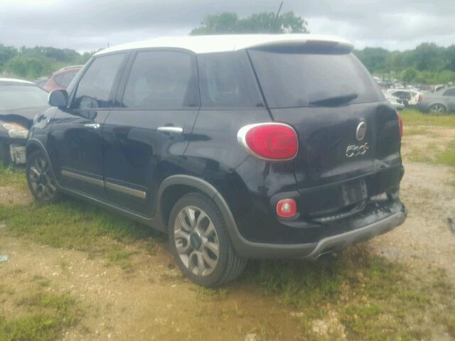 ZFBCFADH5EZ017867 - 2014 FIAT 500L TREKK BLACK photo 3