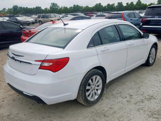 1C3CCBBG4EN105701 - 2014 CHRYSLER 200 TOURIN WHITE photo 4