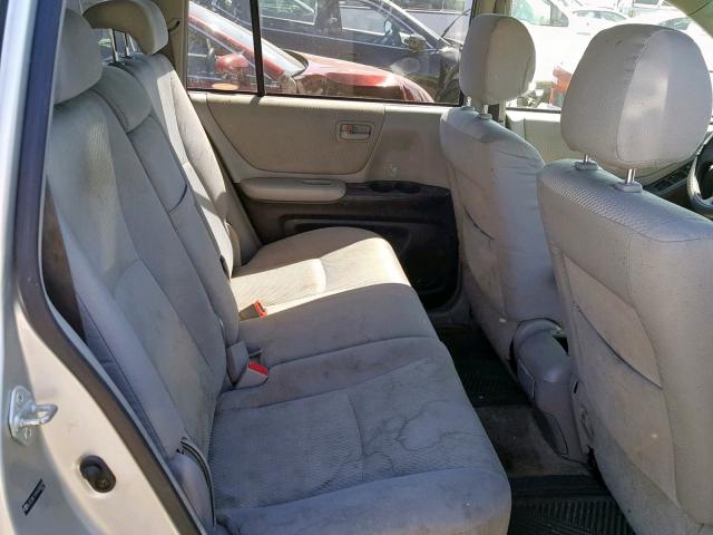 JTEDW21A960008184 - 2006 TOYOTA HIGHLANDER SILVER photo 6