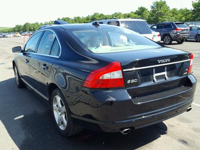 YV1AH992181079300 - 2008 VOLVO S80 T6 TUR BLACK photo 3