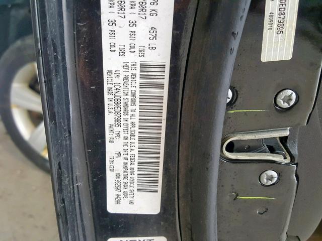 1C4NJDBB0ED879895 - 2014 JEEP COMPASS SP შავი ფოტო 10