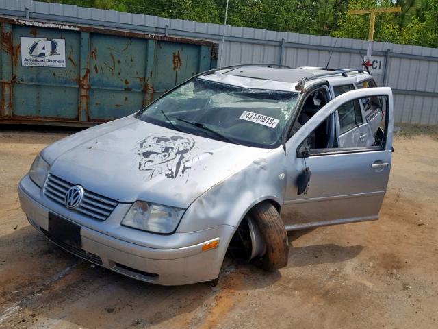 WVWSE61J15W014692 - 2005 VOLKSWAGEN JETTA GLS SILVER photo 2