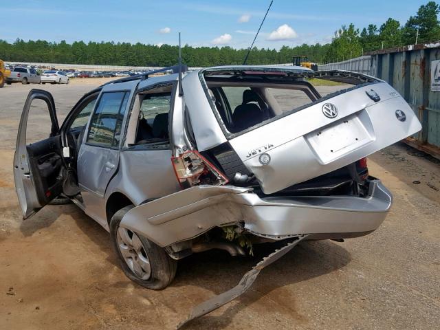 WVWSE61J15W014692 - 2005 VOLKSWAGEN JETTA GLS SILVER photo 3