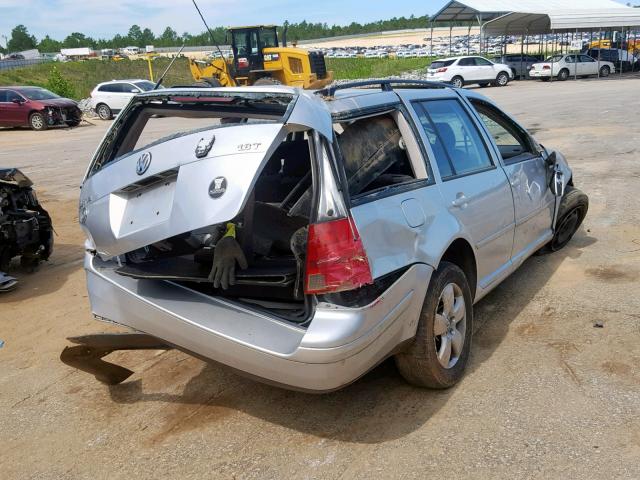 WVWSE61J15W014692 - 2005 VOLKSWAGEN JETTA GLS SILVER photo 4