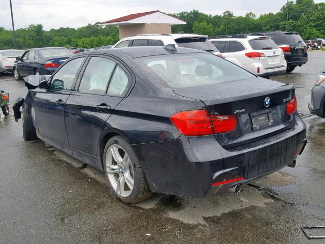 WBA3B9G53FNR99378 - 2015 BMW 335 XI BLACK photo 3