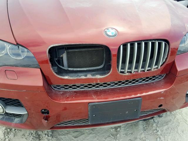 5UXFG8C5XCLZ97375 - 2012 BMW X6 XDRIVE5 RED photo 9