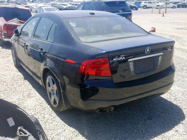 19UUA66296A066495 - 2006 ACURA 3.2TL BLACK photo 3