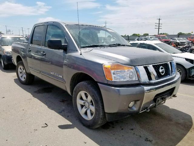 1N6AA0EC9EN506356 - 2014 NISSAN TITAN S BLUE photo 1