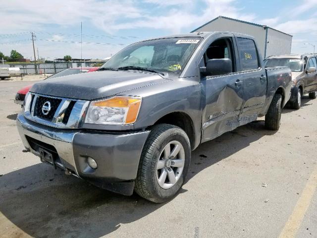 1N6AA0EC9EN506356 - 2014 NISSAN TITAN S BLUE photo 2