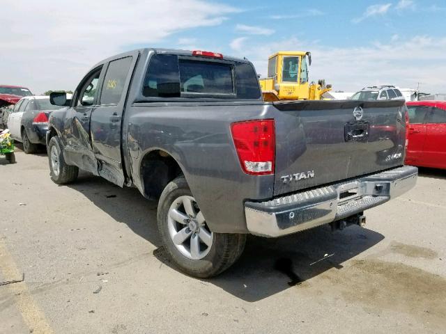 1N6AA0EC9EN506356 - 2014 NISSAN TITAN S BLUE photo 3