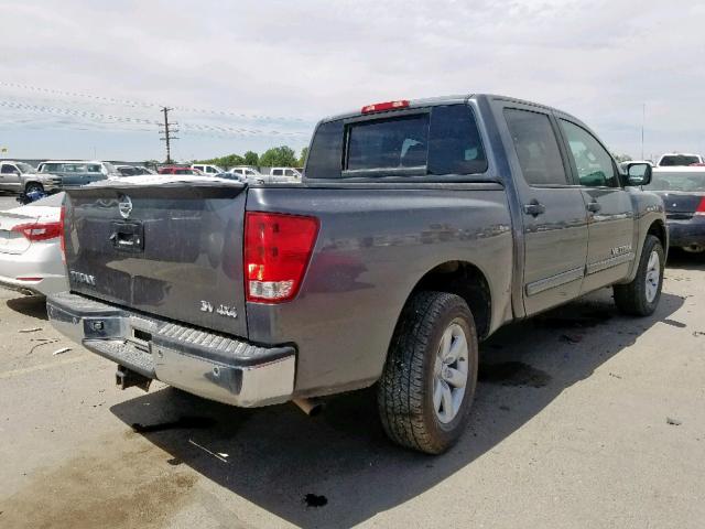 1N6AA0EC9EN506356 - 2014 NISSAN TITAN S BLUE photo 4