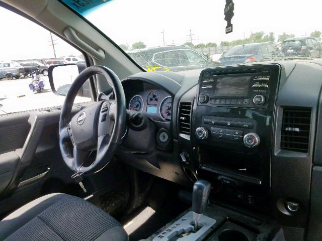 1N6AA0EC9EN506356 - 2014 NISSAN TITAN S BLUE photo 9