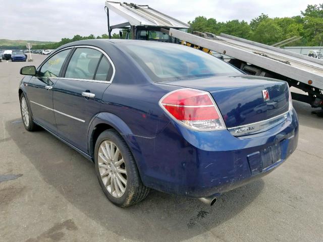 1G8ZV57708F177367 - 2008 SATURN AURA XR BLUE photo 3