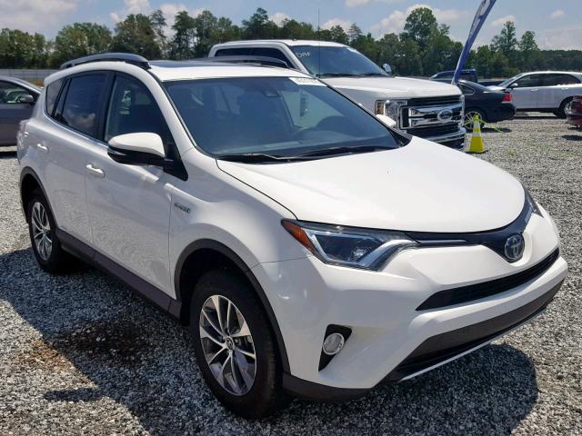 JTMRJREVXJD212976 - 2018 TOYOTA RAV4 HV LE WHITE photo 1