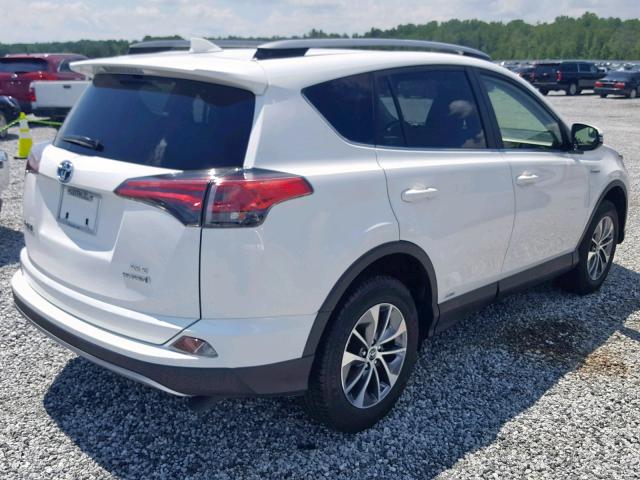 JTMRJREVXJD212976 - 2018 TOYOTA RAV4 HV LE WHITE photo 4