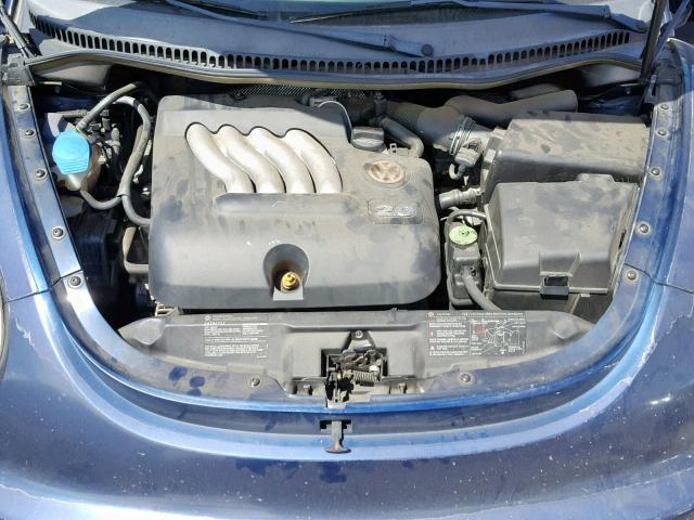 3VWCK31C54M410195 - 2004 VOLKSWAGEN NEW BEETLE ლურჯი ფოტო 7