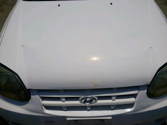 KMHCG35C93U264825 - 2003 HYUNDAI ACCENT GL WHITE photo 7