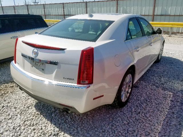 1G6DE5EG6A0135557 - 2010 CADILLAC CTS LUXURY WHITE photo 4