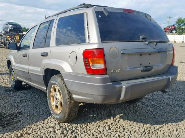 1J4GW48S31C687219 - 2001 JEEP GRAND CHER GRAY photo 3