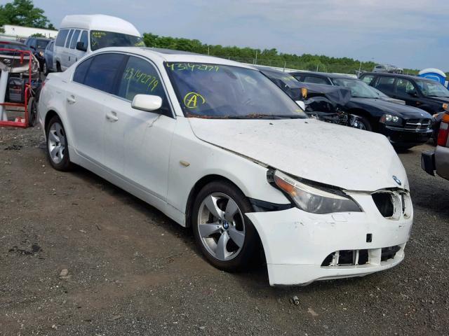 WBANE53516CK86568 - 2006 BMW 525 I WHITE photo 1