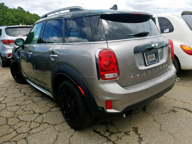 WMZYS7C39J3F44365 - 2018 MINI COOPER COU GRAY photo 3