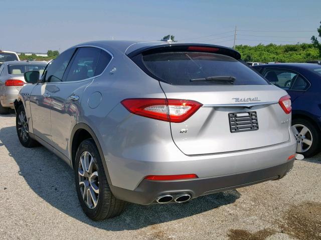 ZN661XUA6HX253831 - 2017 MASERATI LEVANTE SILVER photo 3