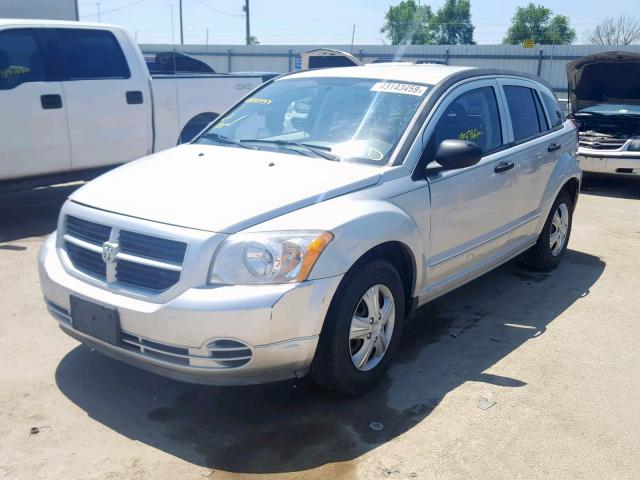 1B3HB28B37D176706 - 2007 DODGE CALIBER SILVER photo 2