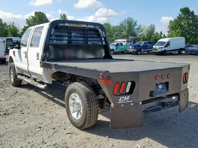 1FTWW31R58EA17219 - 2008 FORD F350 SRW S WHITE photo 3