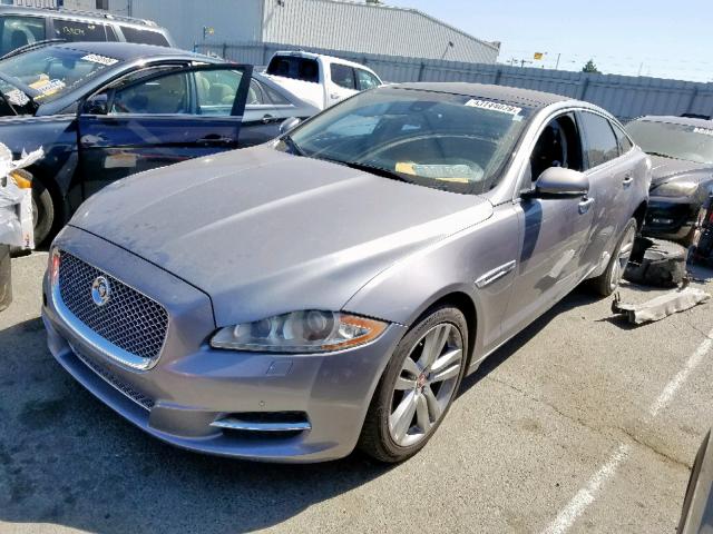 SAJWA1CB2BLV09729 - 2011 JAGUAR XJ BASE GRAY photo 2