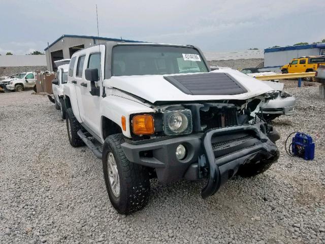 5GTDN13E778179187 - 2007 HUMMER H3 WHITE photo 1