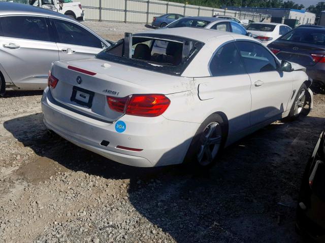 WBA3V5C54FP751750 - 2015 BMW 428 I WHITE photo 4