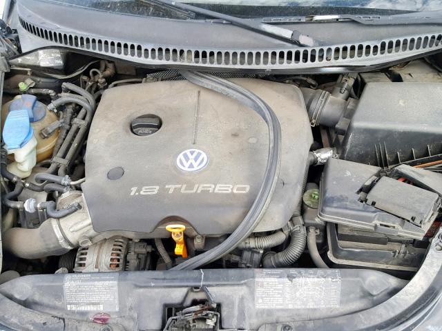 3VWCD21C2YM467769 - 2000 VOLKSWAGEN NEW BEETLE შავი ფოტო 7