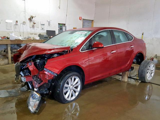 1G4PR5SK4D4127361 - 2013 BUICK VERANO CON RED photo 2