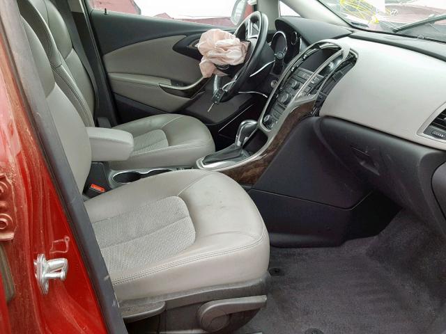 1G4PR5SK4D4127361 - 2013 BUICK VERANO CON RED photo 5