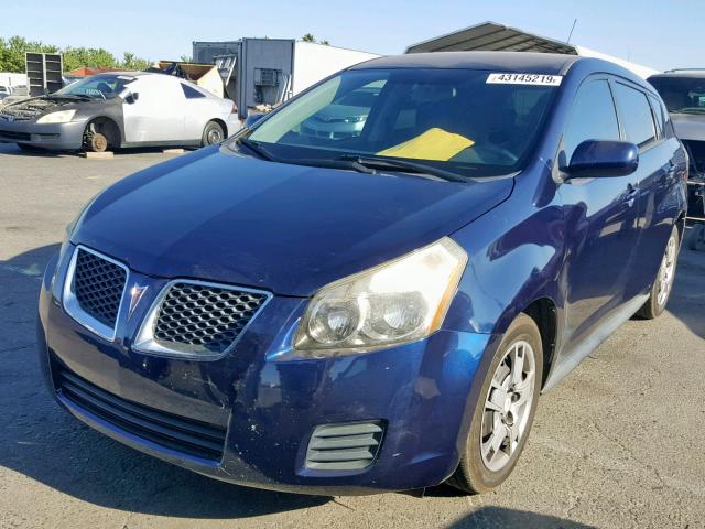 5Y2SP67019Z466414 - 2009 PONTIAC VIBE BLUE photo 2