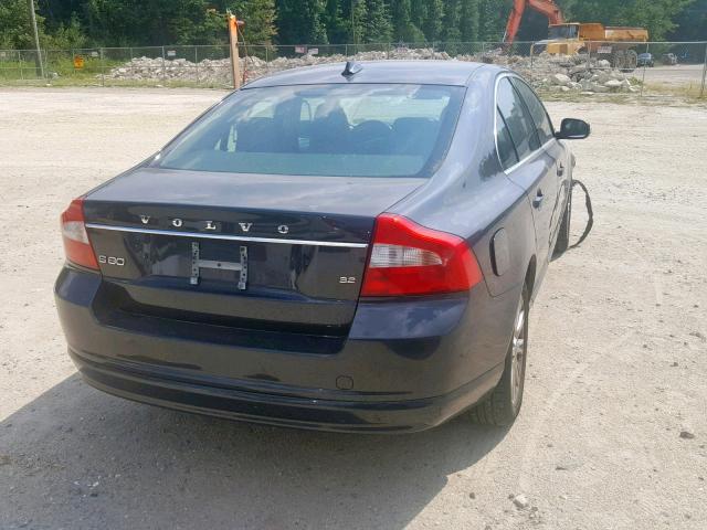 YV1AS982191094268 - 2009 VOLVO S80 3.2 GRAY photo 4