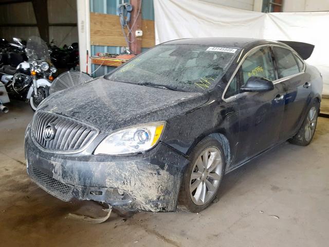 1G4PR5SK8E4162695 - 2014 BUICK VERANO CON BLACK photo 2