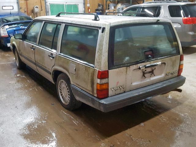 YV1FW8703N2351133 - 1992 VOLVO 740 SILVER photo 3