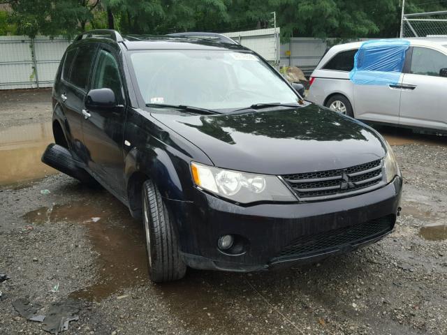 JA4MT41X37Z005995 - 2007 MITSUBISHI OUTLANDER BLACK photo 1