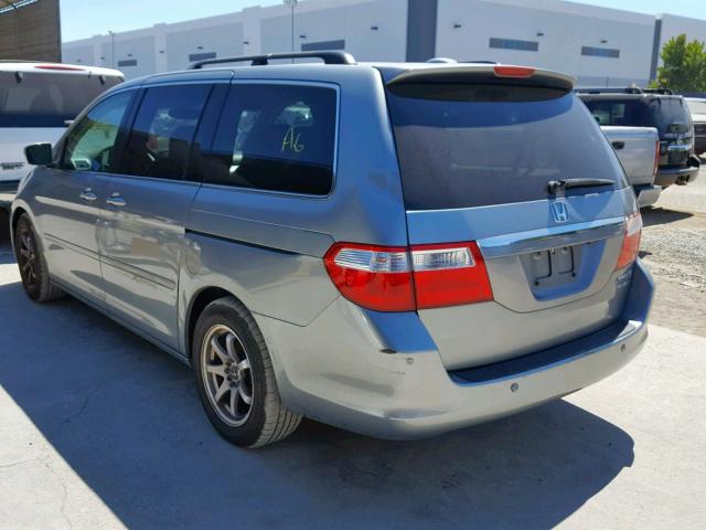 5FNRL38825B078315 - 2005 HONDA ODYSSEY TO GRAY photo 3