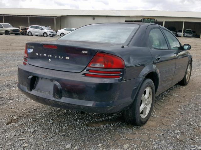 1B3EL46X44N403935 - 2004 DODGE STRATUS SX BLACK photo 4